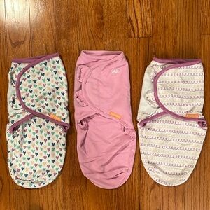 Swaddle Me Baby Sleep Wraps Small Medium 3 Pieces